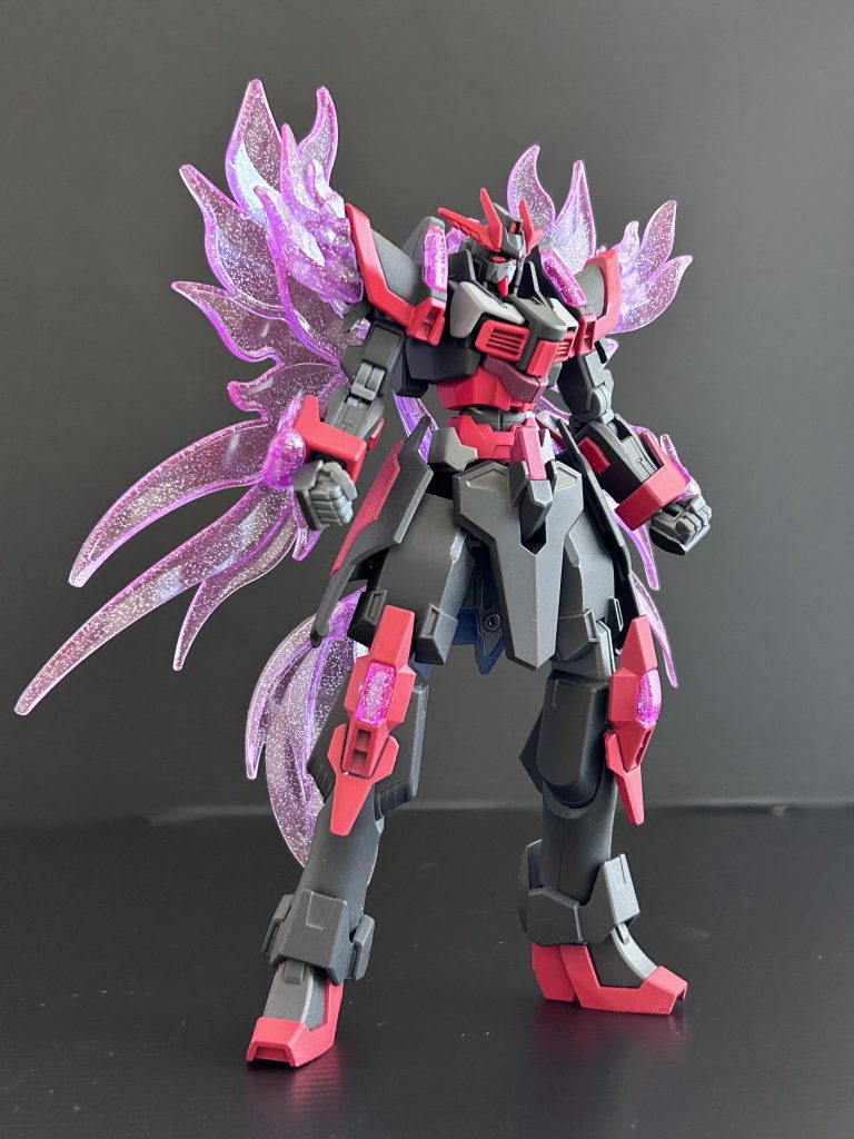 素組みをカラー変更しただけなので、改造は施していません。