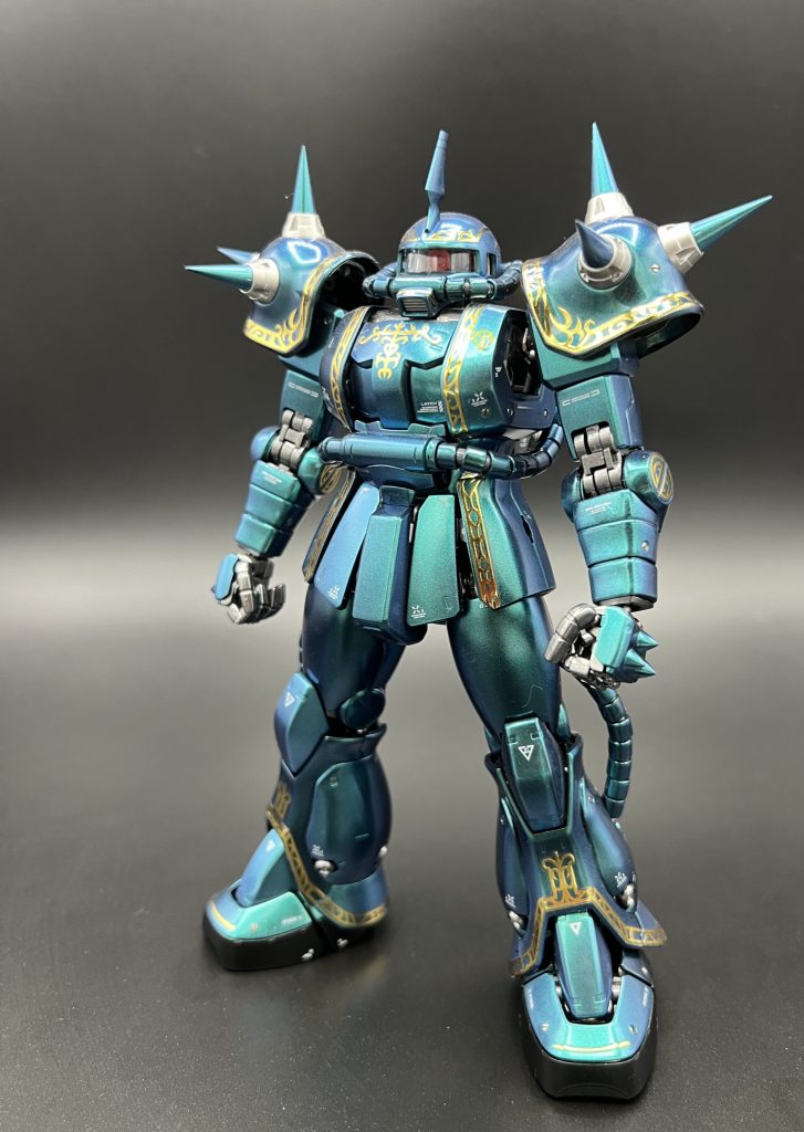 MG 1/100 MS-06F ドズル・ザビ専用ザクⅡ–3枚目/制作者：studyING