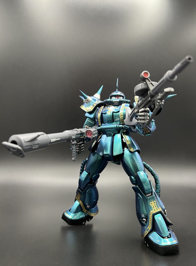 MG 1/100 MS-06F ドズル・ザビ専用ザクⅡ–5枚目/制作者：studyING