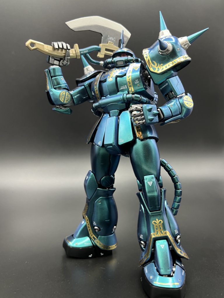 MG 1/100 MS-06F ドズル・ザビ専用ザクⅡ–2枚目/制作者：studyING