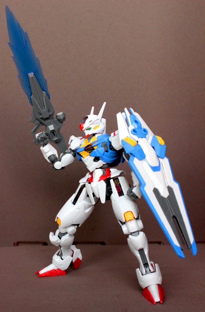 はるまきはクリアパーツが大好きなので、銃はサーベルモードで固定でした。