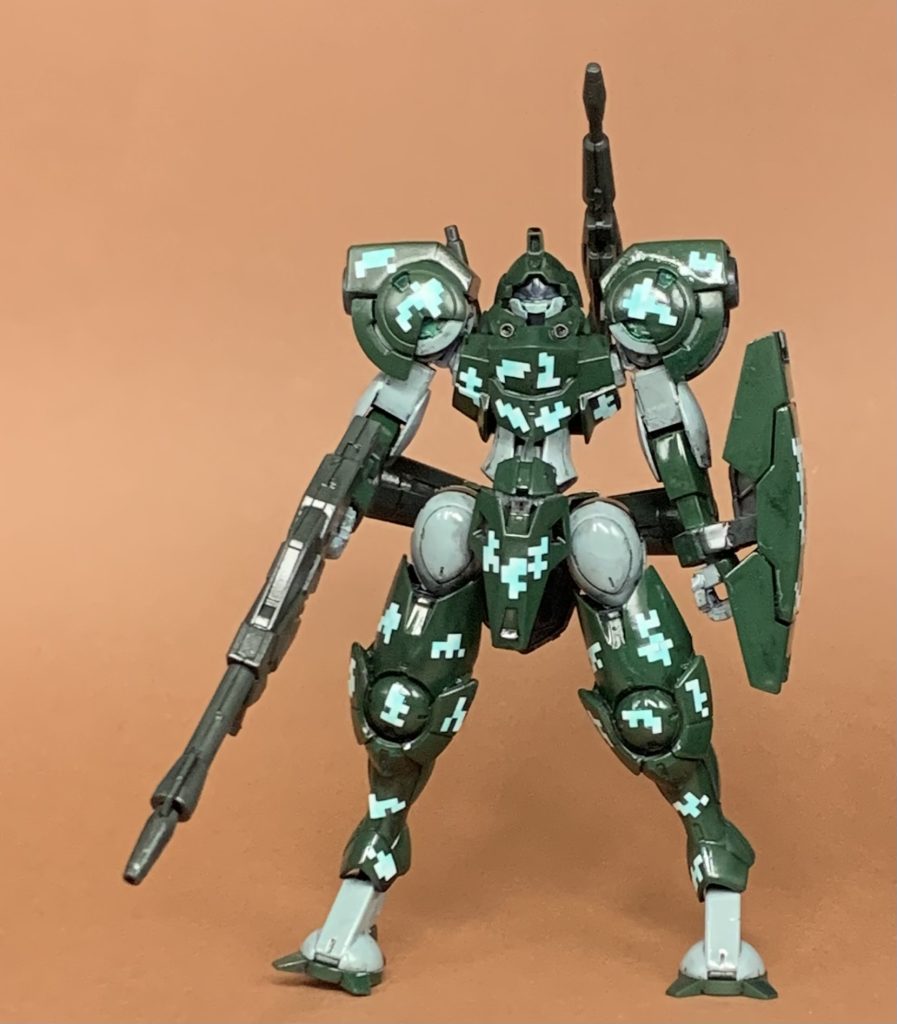 今回はデカール同士を繋げて模様を大きくするとかやってみました。ちょっと模様が大きく見えるかもしれません。