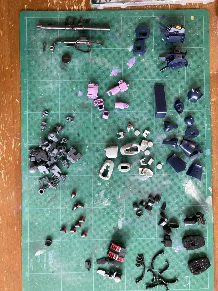 各パーツ塗装完了