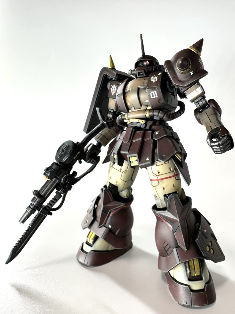 迷彩の難易度が高くどうしようか迷っていましたが、オリジナルカラーとしてオミットする事にしました🙄