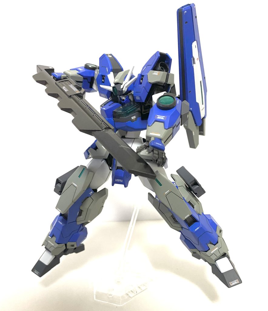 「GNバスターチョッパー」アスタロトリナシメントの2つの実体剣をウルのサイズ感に合うように組合せました。