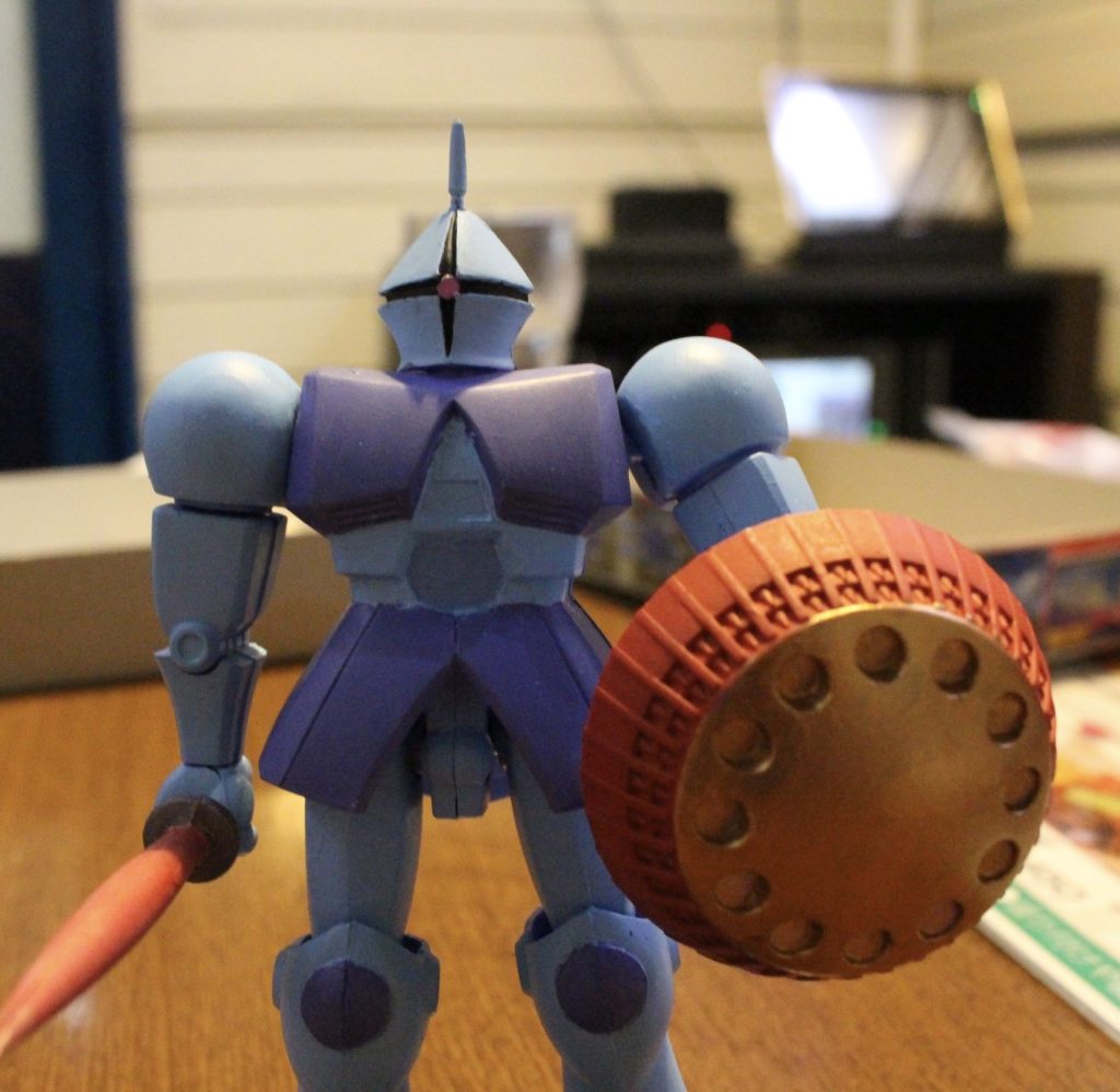 正面こんな感じですカラオケで撮ってるので後ろ汚いのは許して下さいやっぱ旧キットは組んでて楽しいですね！またやりたいです