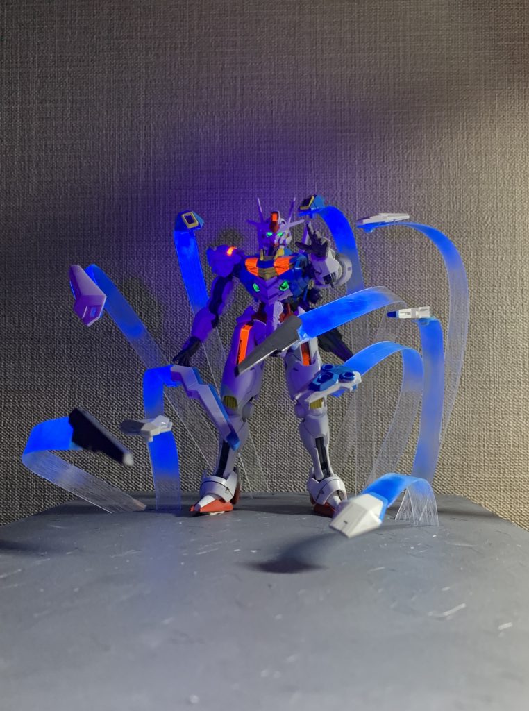 ガンダムエアリアル　220円で簡単ジオラマ–4枚目/制作者：@set_down