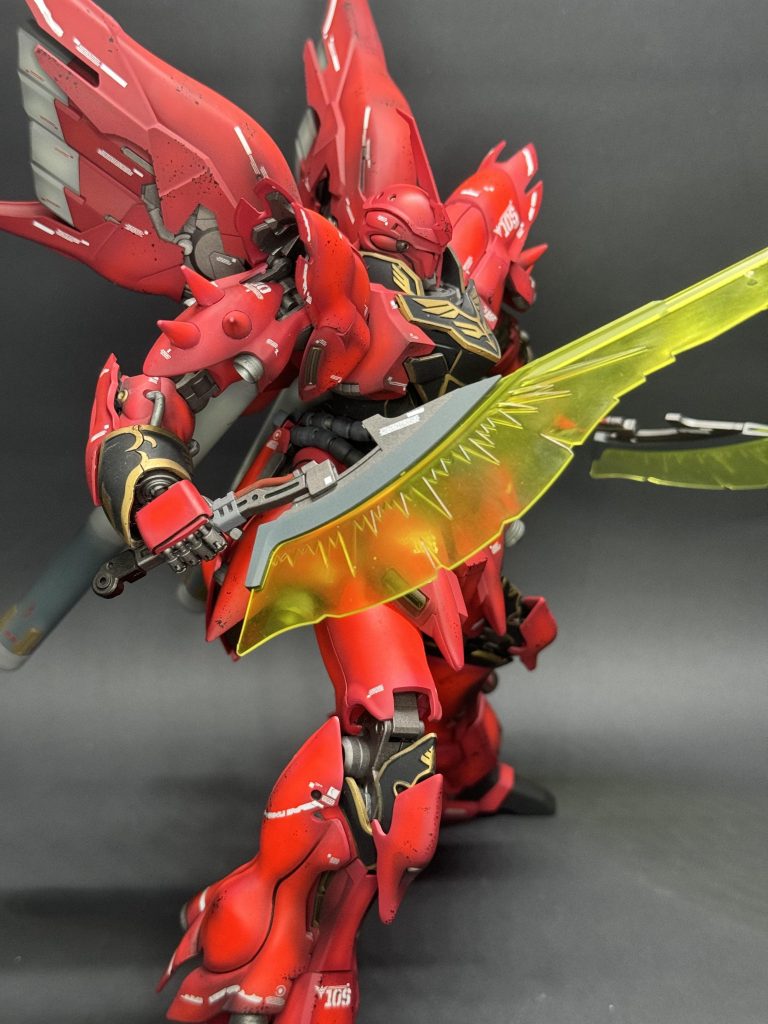 今思えばビームアックスも塗装すればよかった…