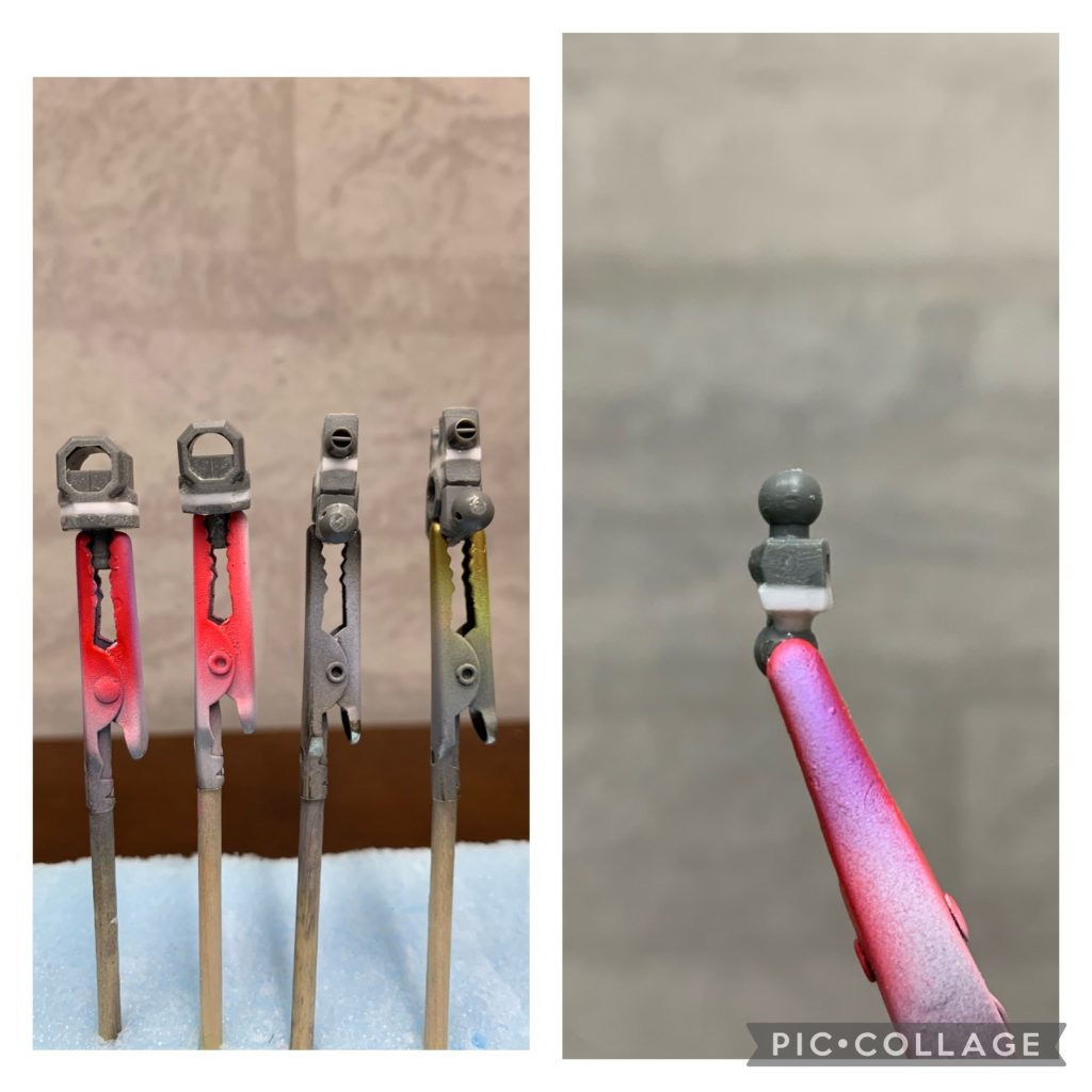 股関節1ミリ、足首2ミリ、首1ミリ延長しました。