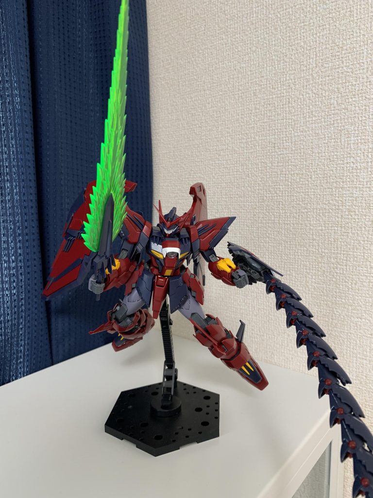 仮組です。こっちの方がポージングかっこいいかも汗