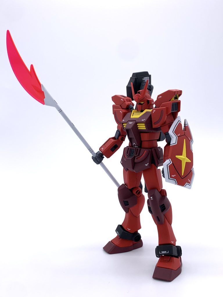 エフェクトは蛍光ピンクで塗装