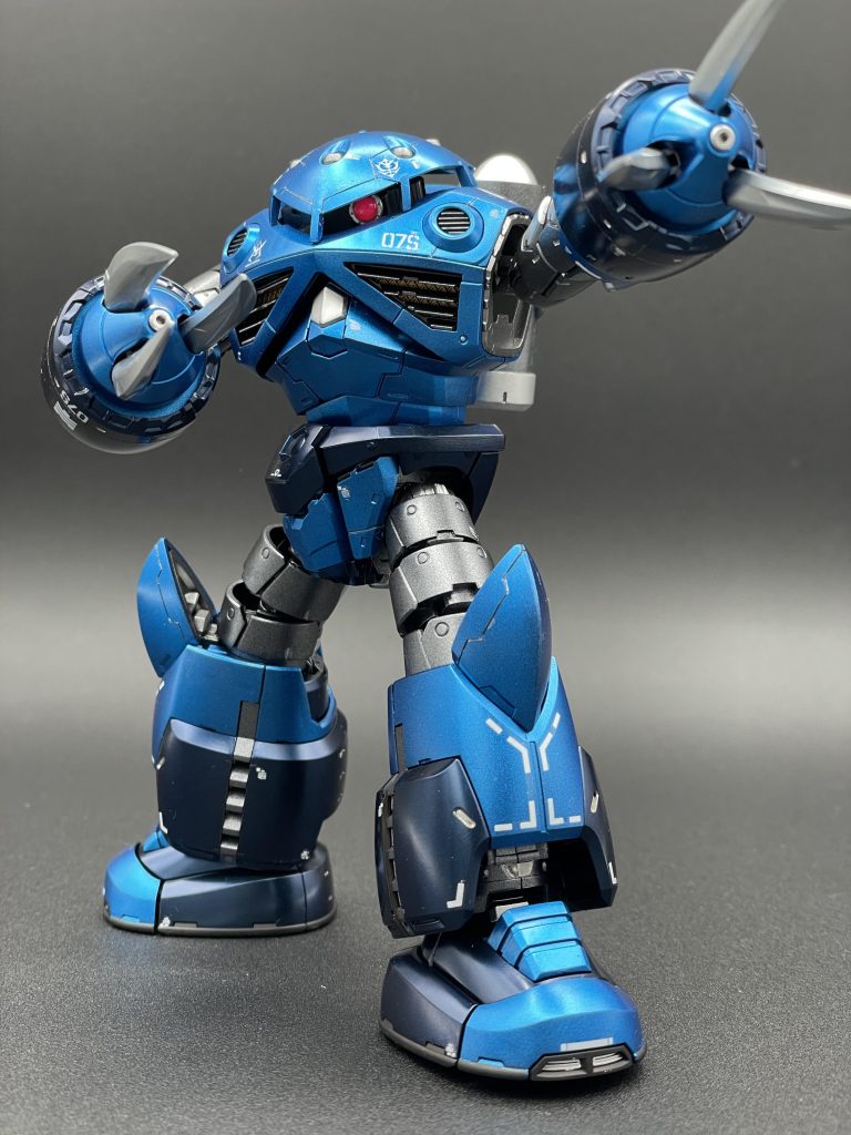 RGズゴックシャア専用　ブルーメタリックバージョン–5枚目/制作者：johnビルダー