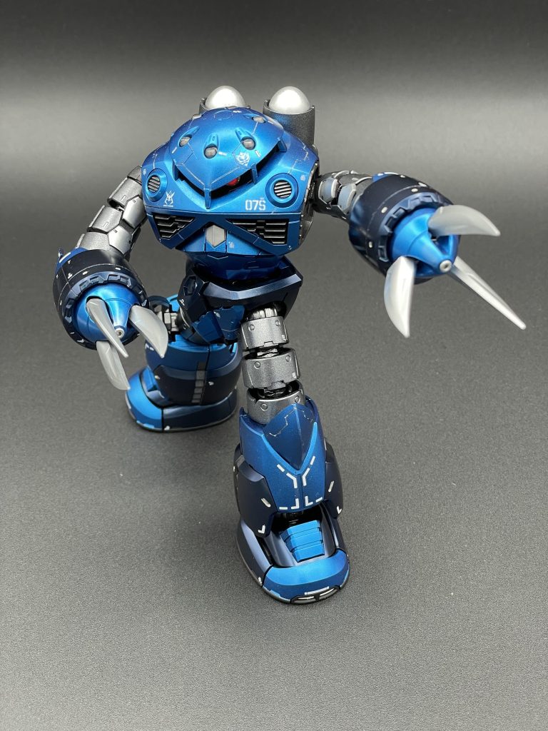 RGズゴックシャア専用　ブルーメタリックバージョン–8枚目/制作者：johnビルダー