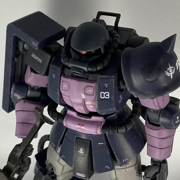 HGUC高機動型ザク MS-06R-1A 黒い三連星｜アルファけんた瓜さんのガンプラ作品｜GUNSTA（ガンスタ）