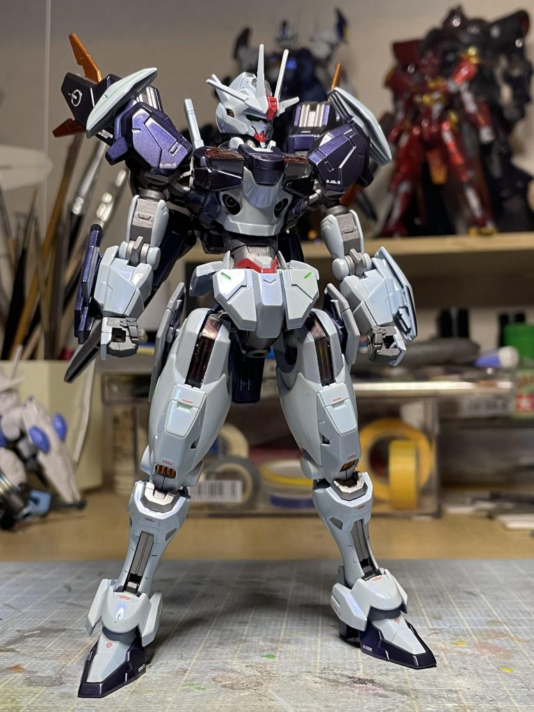 ガンダムエアリアル改修型 パール塗装–4枚目/制作者:dai オジサンモデラー