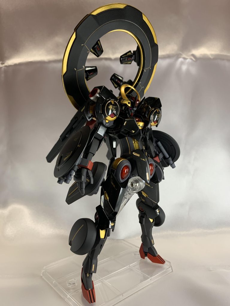 合体する事で、ゲイザー家族の一員にギリギリなれてないかな〜？と思いましたが、やっぱ全然 別物ですねー。ほとんど水星キットだから、そりゃそうか。まあ、ガンプラは自由ですから✋🏻