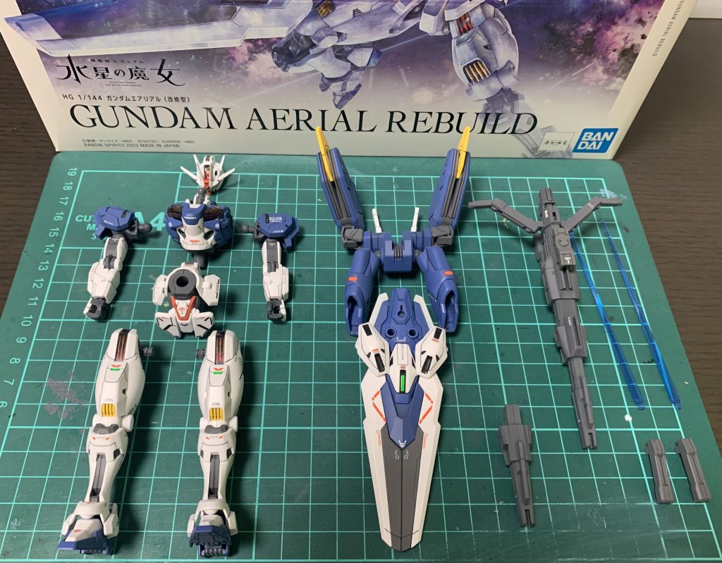 最終組み立て前です。