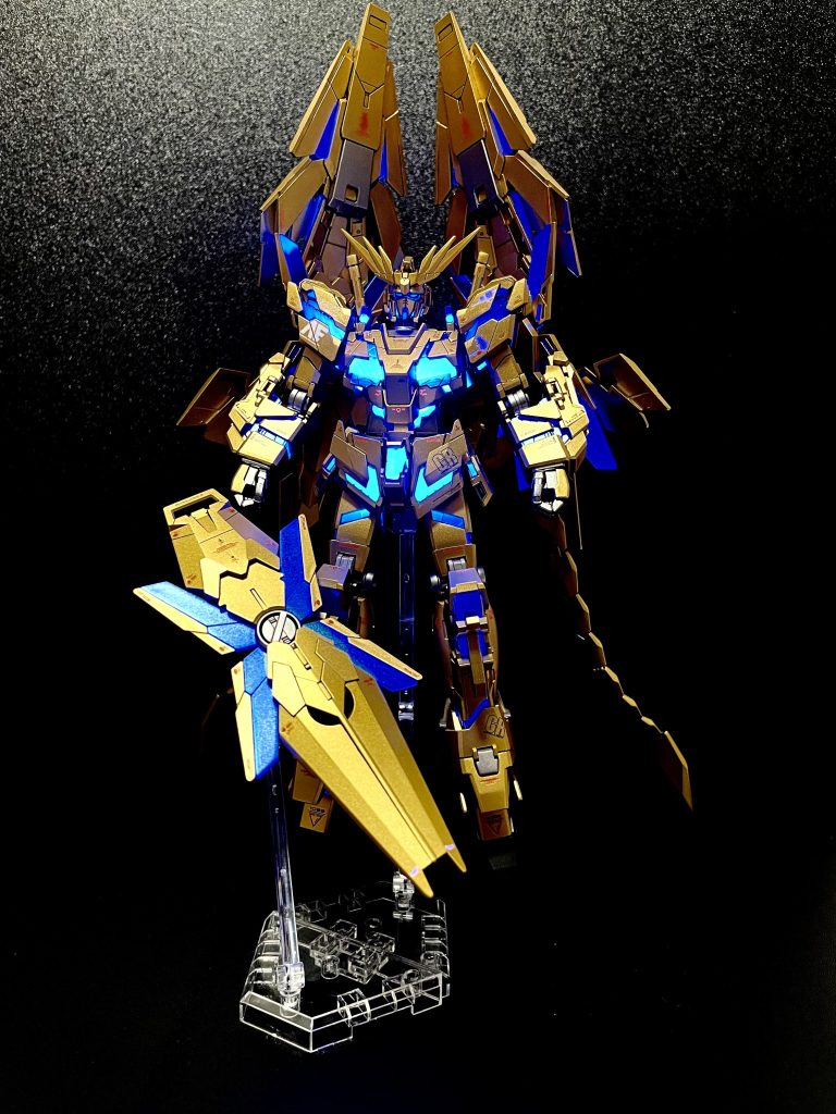 HGフェネクスデストロイモード発光表現–4枚目/制作者:moca.pla