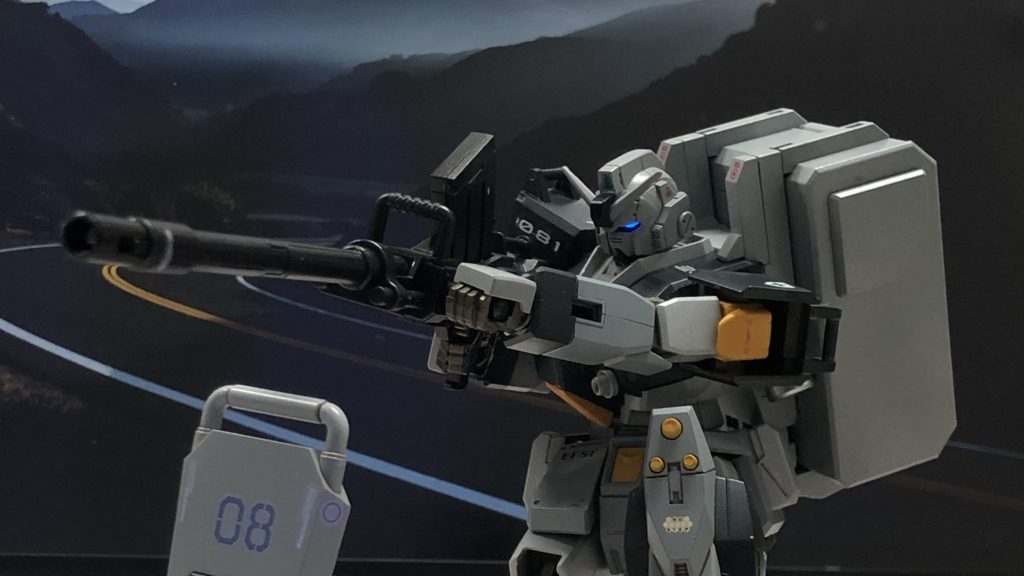 シールドに砲身を乗せようとすると色々バラバラになったのでこの辺で諦める…