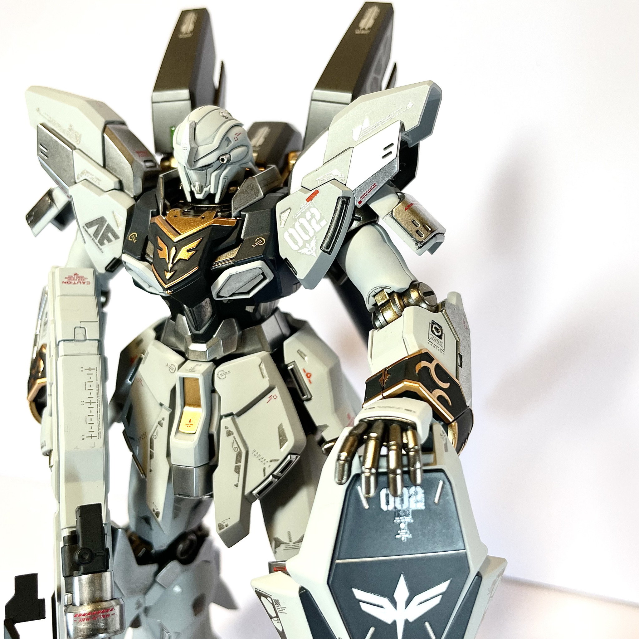 MGシナンジュスタインVer.Ka徹底改修ガンダムヘッド完成品 - プラモデル