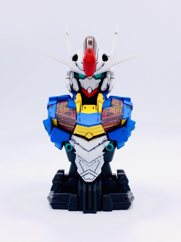 ガシャポン MSメカニカルバスト03 ガンダムエアリアル 塗装済み 完成–2枚目/制作者:kan-o-gunplablog
