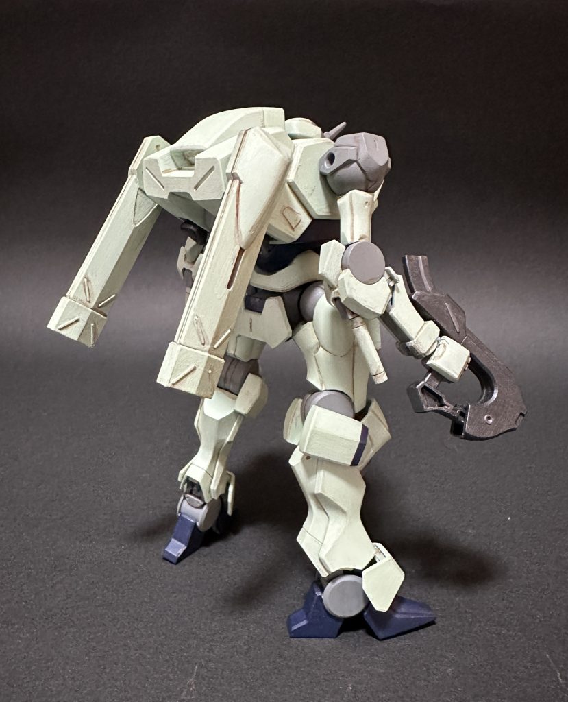 ちょっとだけジェガンを意識したグリーンを作りました。