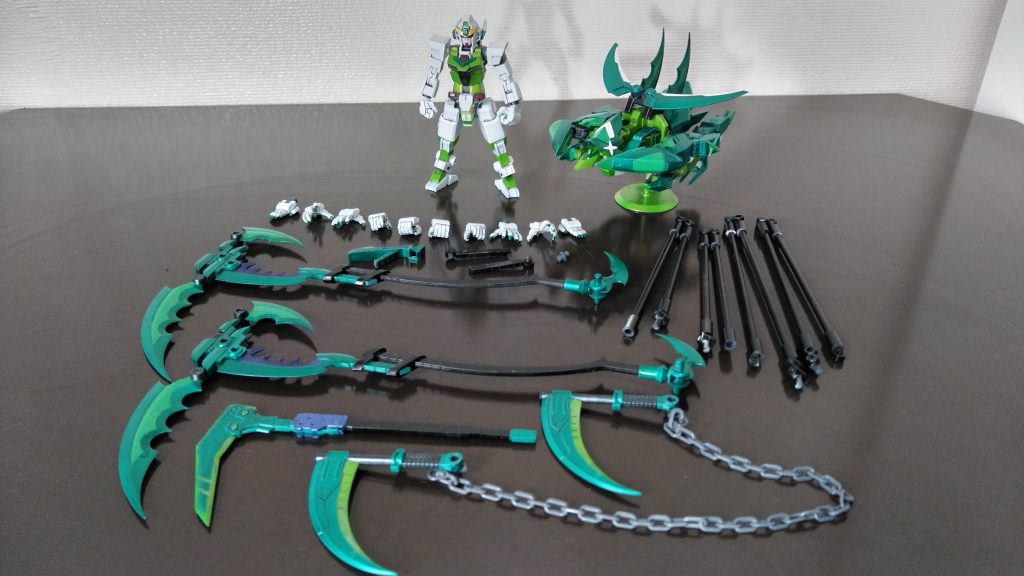 付属品一覧デス鎌がたくさんデス♪