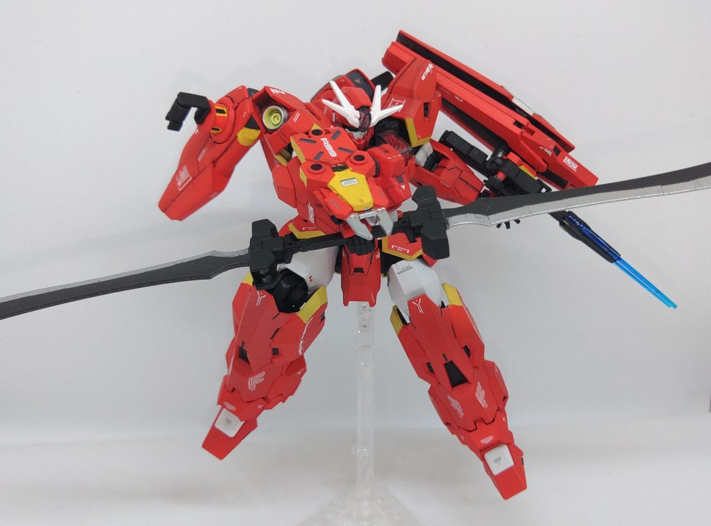 柄の部分で連結する事で長刀モードに