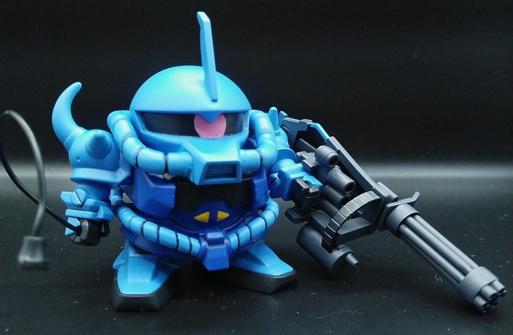 やはりグフカスタムにはガトリングが無いと。ということで作りました。