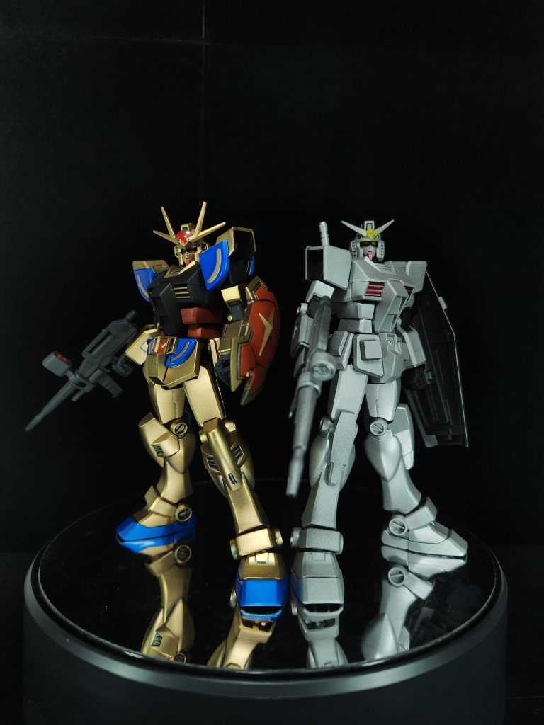 過去に作った「EG 1/144 RX-78-2 ガンダム」と一緒に。https://gumpla.jp/eg/1557867