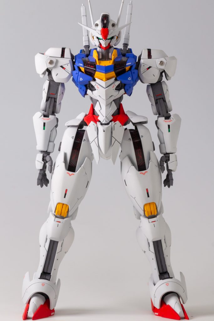 完成状態を正面から、かなり「(株)ガンダムのＰＶ」のエアリアルに寄ったかとｗ最後までご覧いただきありがとうございました！