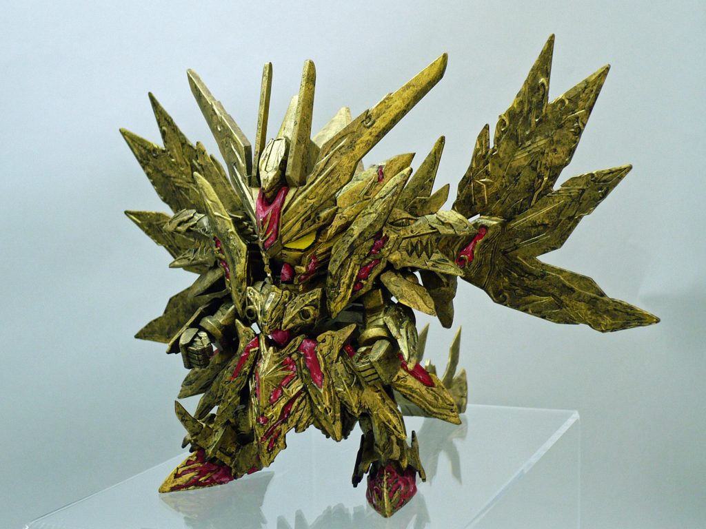 発表直後、皆さん同様にカッコ良さに衝撃を受けた新たなスペリオルドラゴンなのですが…三国創傑伝以来の共通フレーム故にややスタイルの悪さ…気になる部分がございましたので簡単な改修でスタイルを自分好みに変更しました。