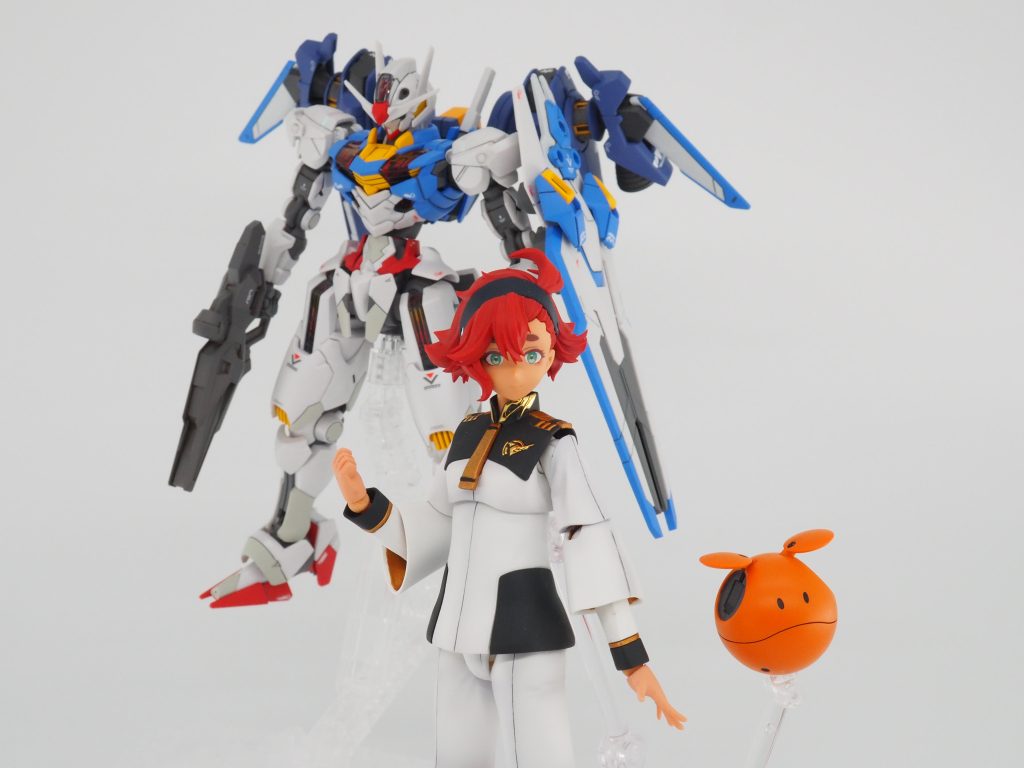 ガンダムエアリアル　＆　フライトユニット　w　スレッタ–8枚目/制作者：天雲