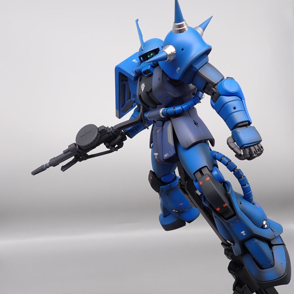 ザクver２．０　ランバラル機–4枚目/制作者：アンジェロのプラモデル工房