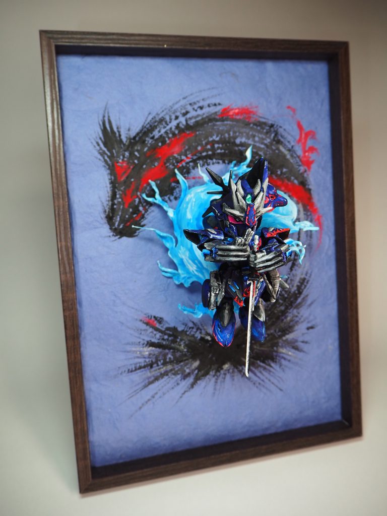 確か、額にも穴を開けてプラ棒2本で固定してます。