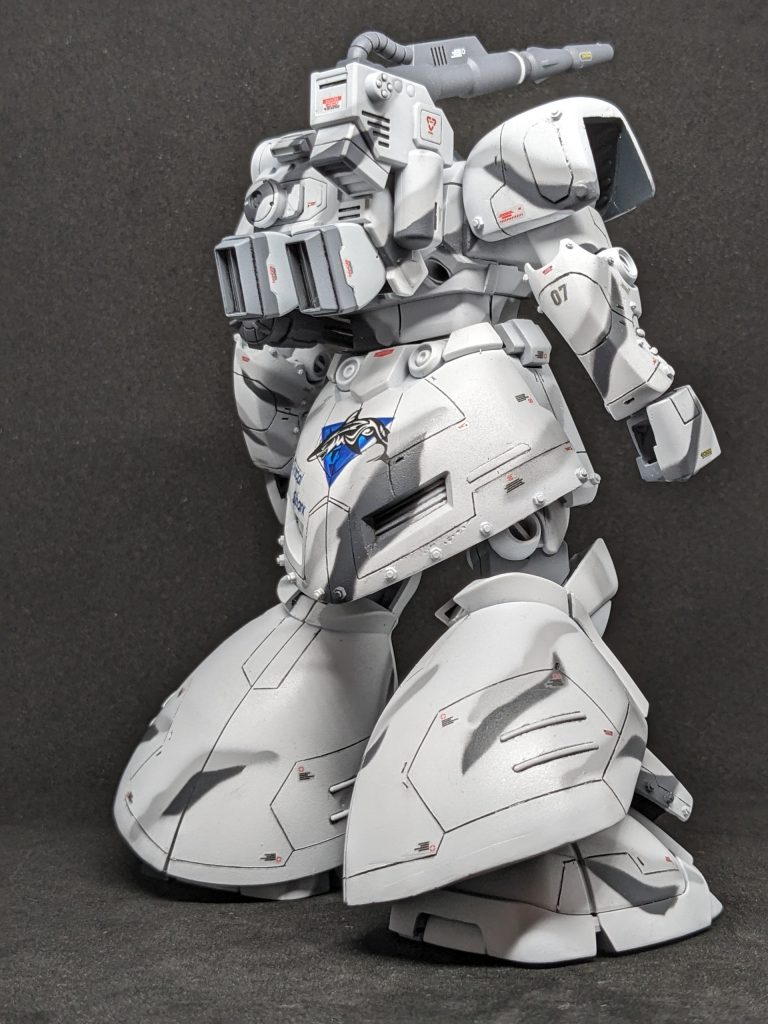 装甲の劣化加工を施す前の状態です