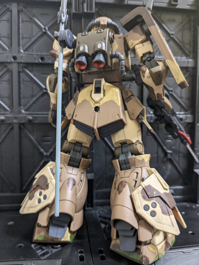 バーニアノズル内部はメタリックレッドにて塗り分けてるとなんか、やってる感みたいな出るような気がして好きなんですけど、わかります?(笑)