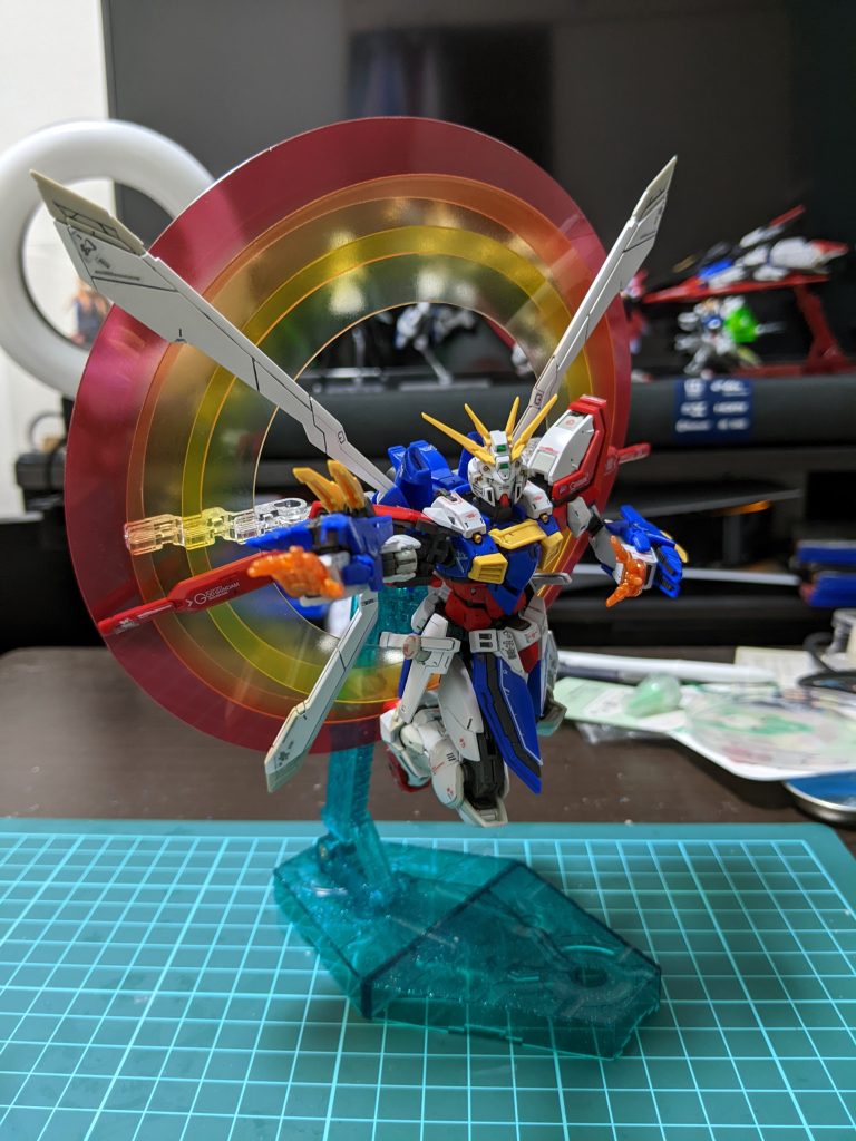 正面からのゴッドフィンガー