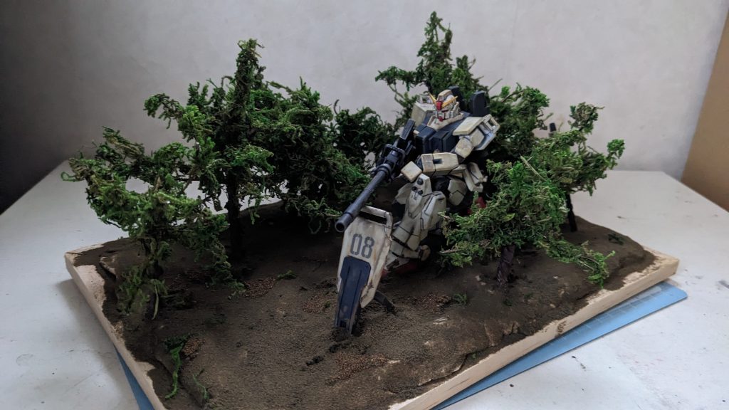 ナノプラッツで地面を作り完成