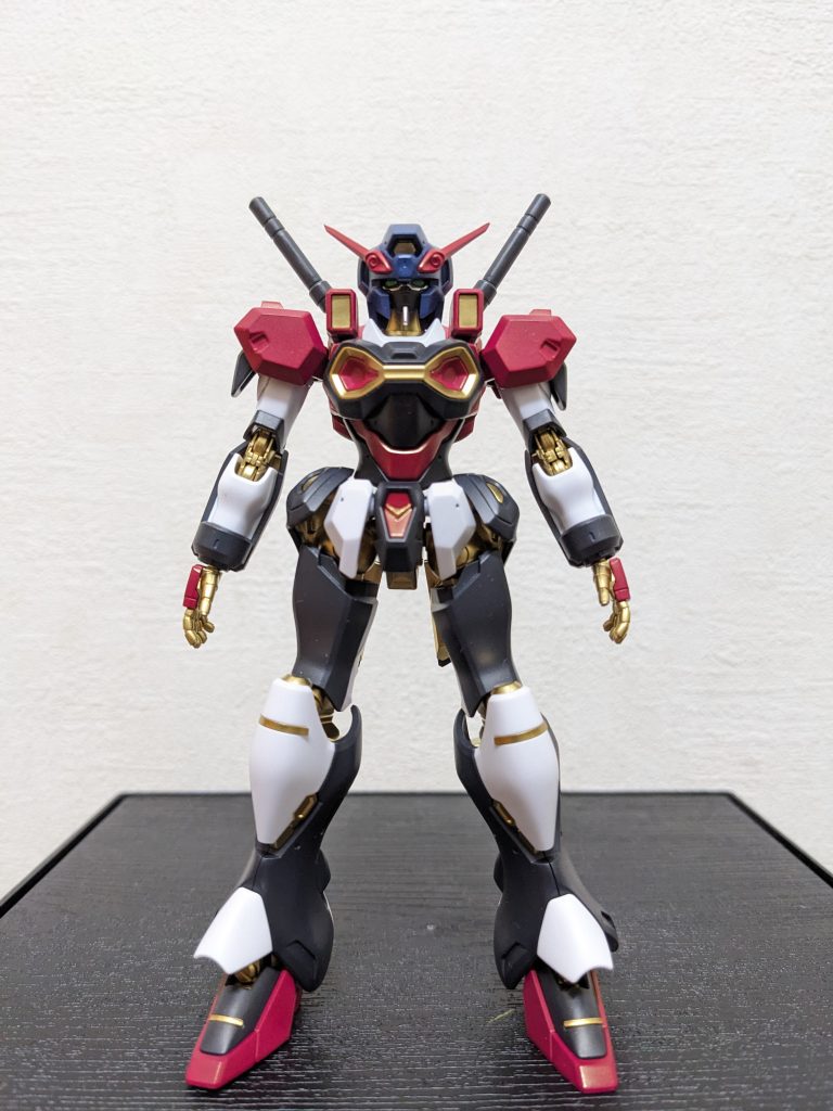 正面(デフォルト武装無し)いやぁ~、それにしても「BanG Dream! It's MyGO!!!!!」、サイコーでした😆ラス前12話で大いに盛り上げた後、最終回BパートでAve Mujicaのお披露目ライブ!!とは😳。件のライブシーン、もう何回観たかなぁ❓続編が待ち遠しくて仕方無いです😆