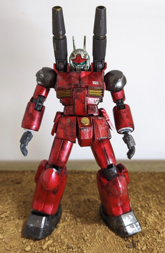 私の好きな機体の上位に入るガンキャノン!!筆塗りでキャンディ全塗装にチャレンジしてみました!筆塗りでやるもんじゃないと痛感致しました(笑)右手のパーツ付け替えて、塗装するのを忘れてしまったのは見なかったことにして下さい(笑)閲覧ありがとう御座いました。