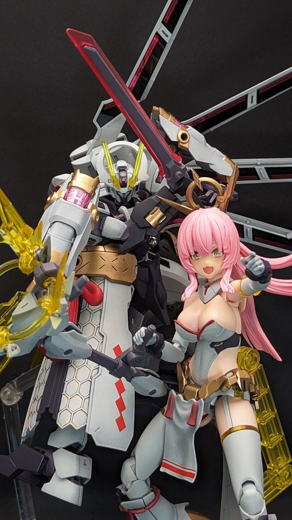 最後までご覧いただきありがとうございました。シュバルゼッテと同じ塗装にしたため、アマテラスの衣装がグレーになりました。。。が、見慣れてきたら、こっちのほうが、ね！！