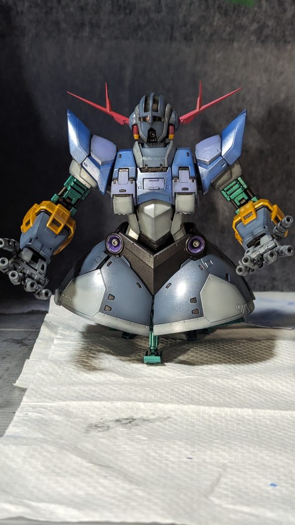 塗装完成して組み立てしたとこです。