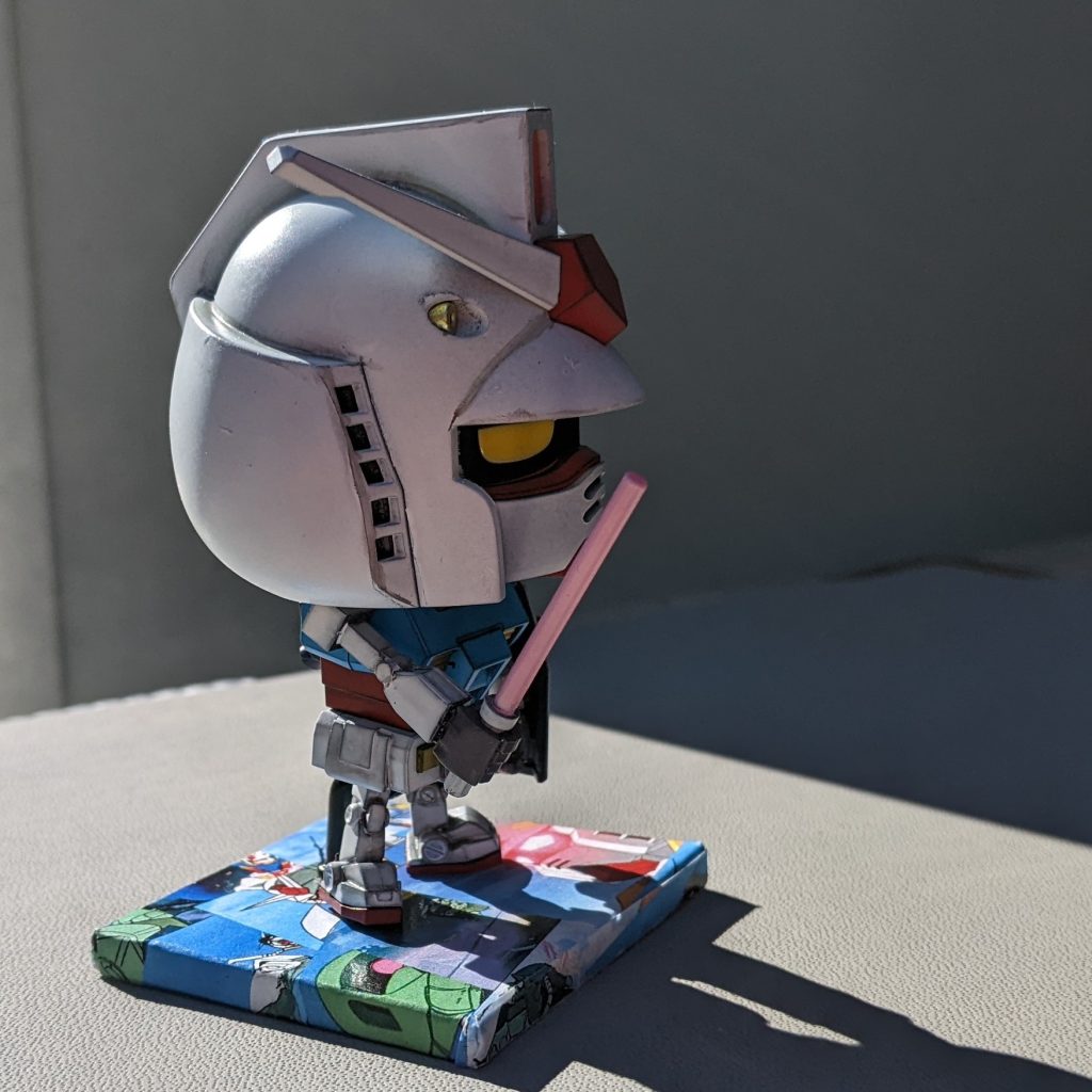 ガンプラくん　ベランダに立つ–4枚目/制作者：福狼。