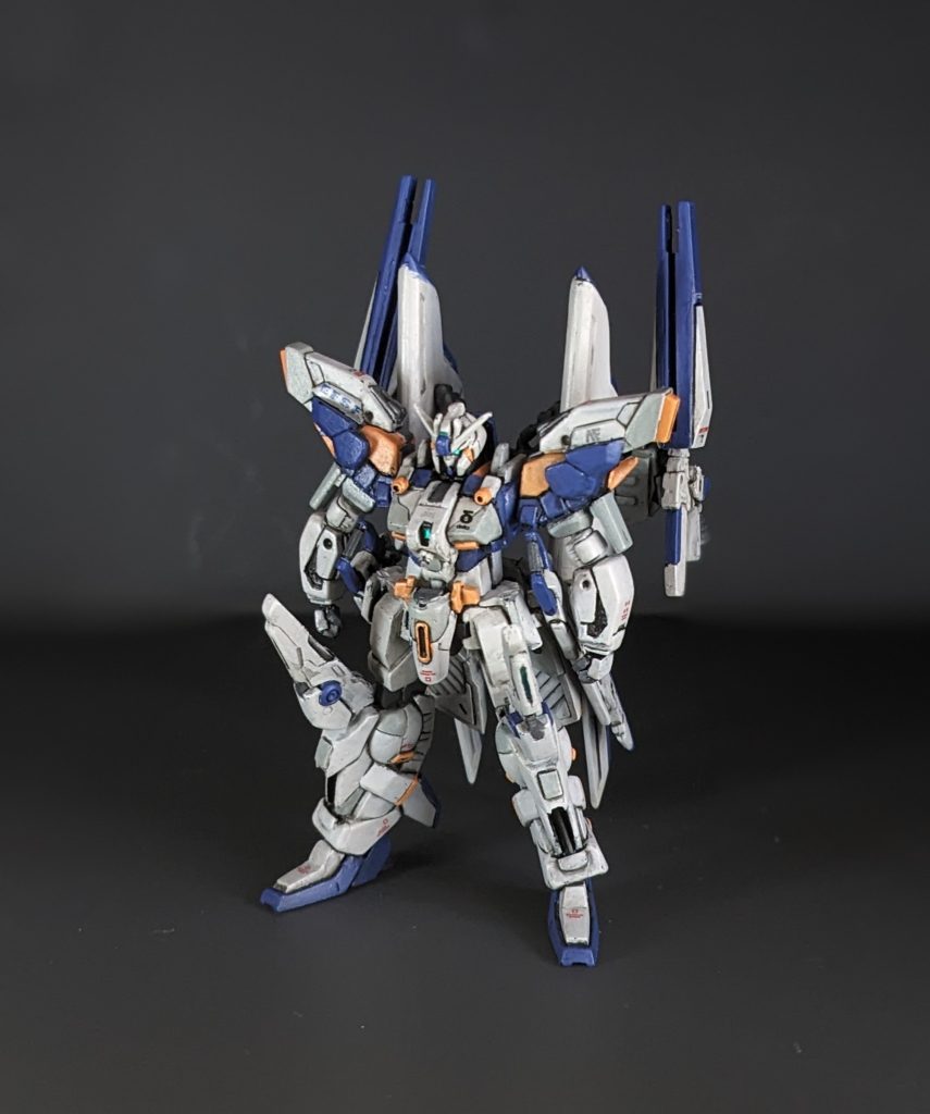 第1兵装。ウイングバインダーにプロトフィンファンネルを装備した形態。ベース機のデルタカイに最も近い形態である。ウェーブライダーへの変形も可能で3つの兵装の中では攻守のバランスがとれているが、サイコミュ兵器を搭載しているため制御が難しい。プロトフィンファンネルはベース機の物に比べて小型化しており再充電のエネルギー効率と機動性に優れる。