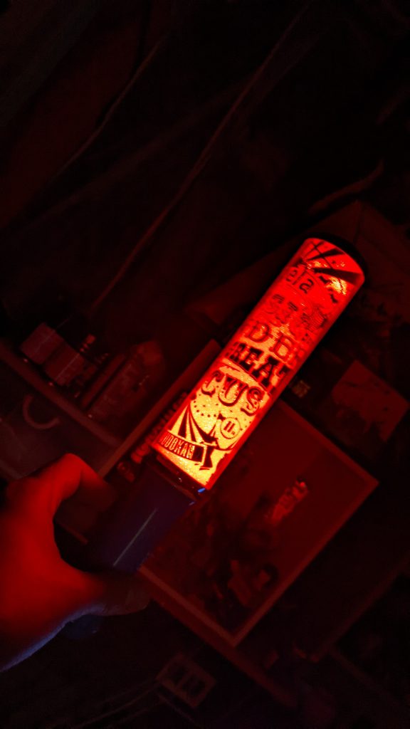 照明道具？　「ウルトラangelaビーム！！(angelaのサイリウム)」