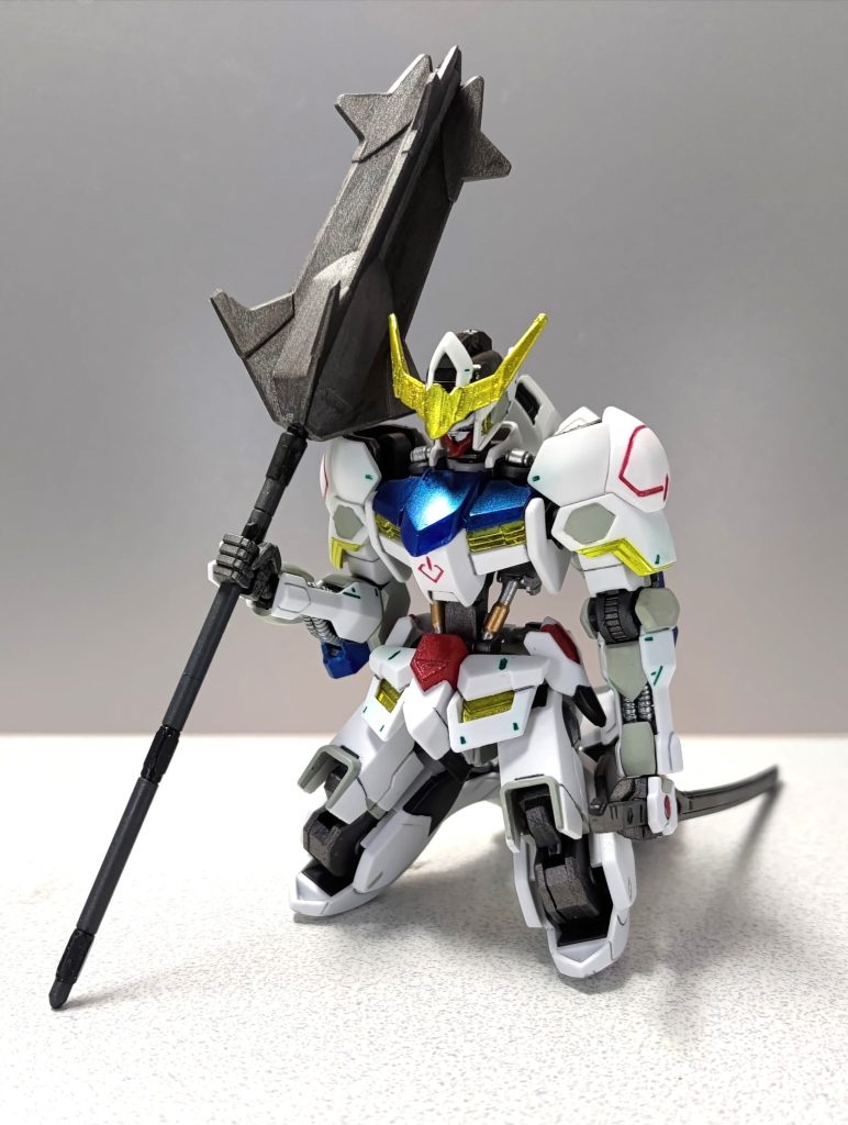 以上、ご覧いただきありがとうございました。肩と胸部に仕込んだネオジウム磁石による装備追加版を準備中なので、完成したら別途投稿します!