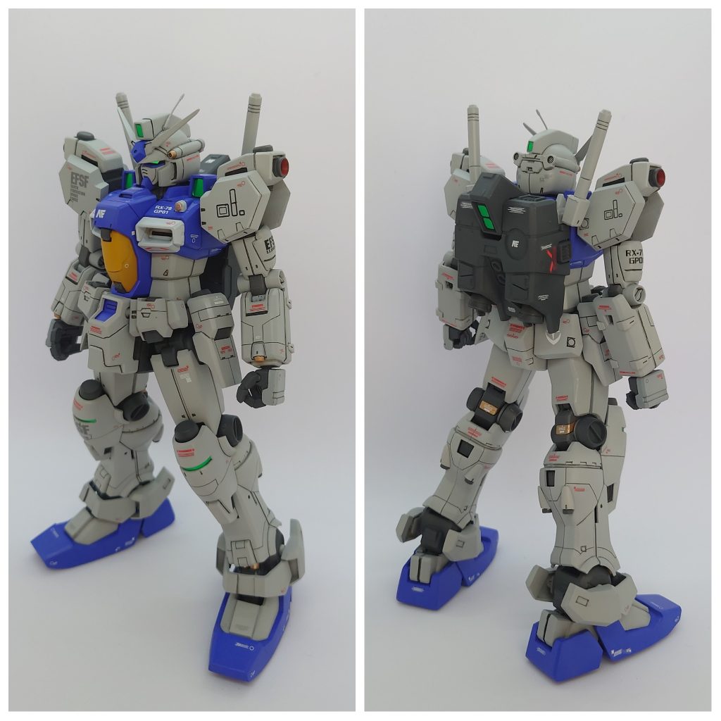 デカールはVガンダムのものを使用。