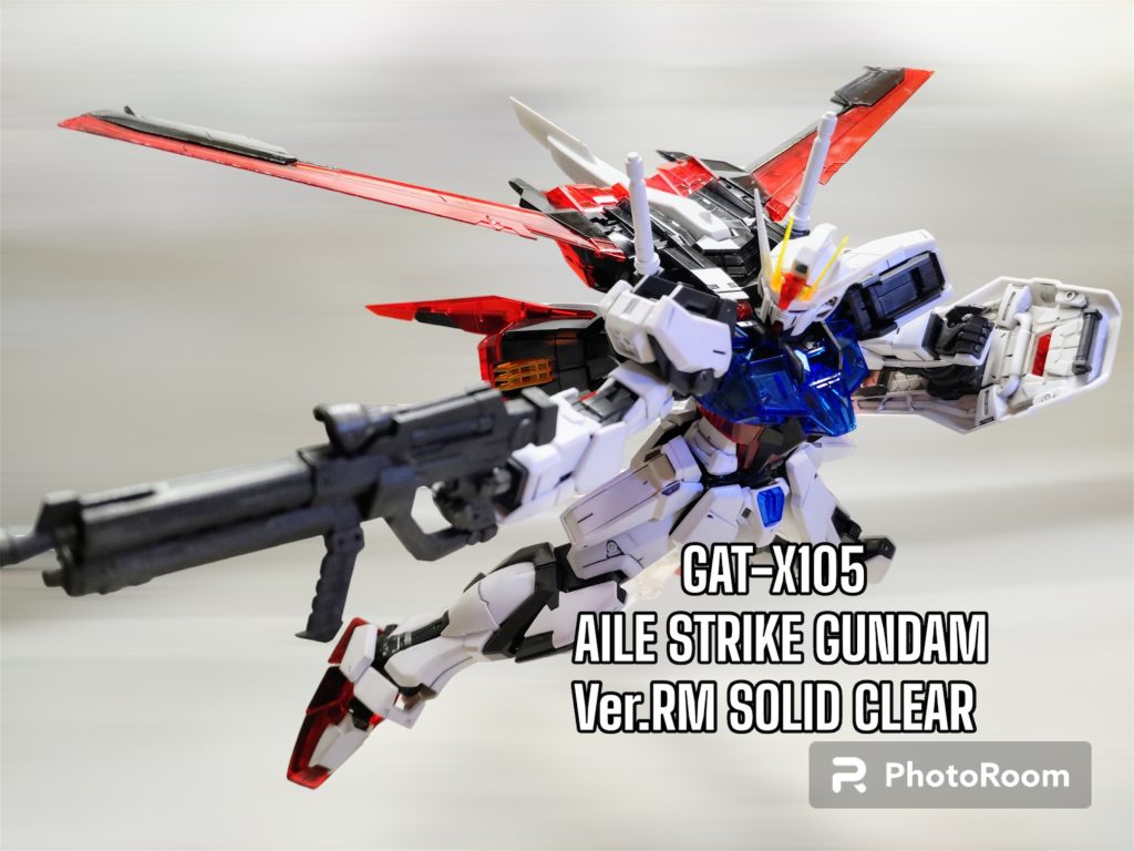 エールストライクガンダムVer.RMソリッドクリア - daterightstuff.com