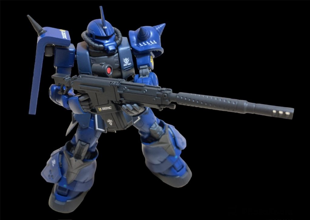 このショートタイプ対艦ライフルがカッコよくてウォルド機を買いましたが、持たせてみてやはりカッコいいです新規パーツが多いし、下半身がどっしりしていてめちゃくちゃ気に入りました。先日のジムスパルタンもですがもう一体欲しいですね